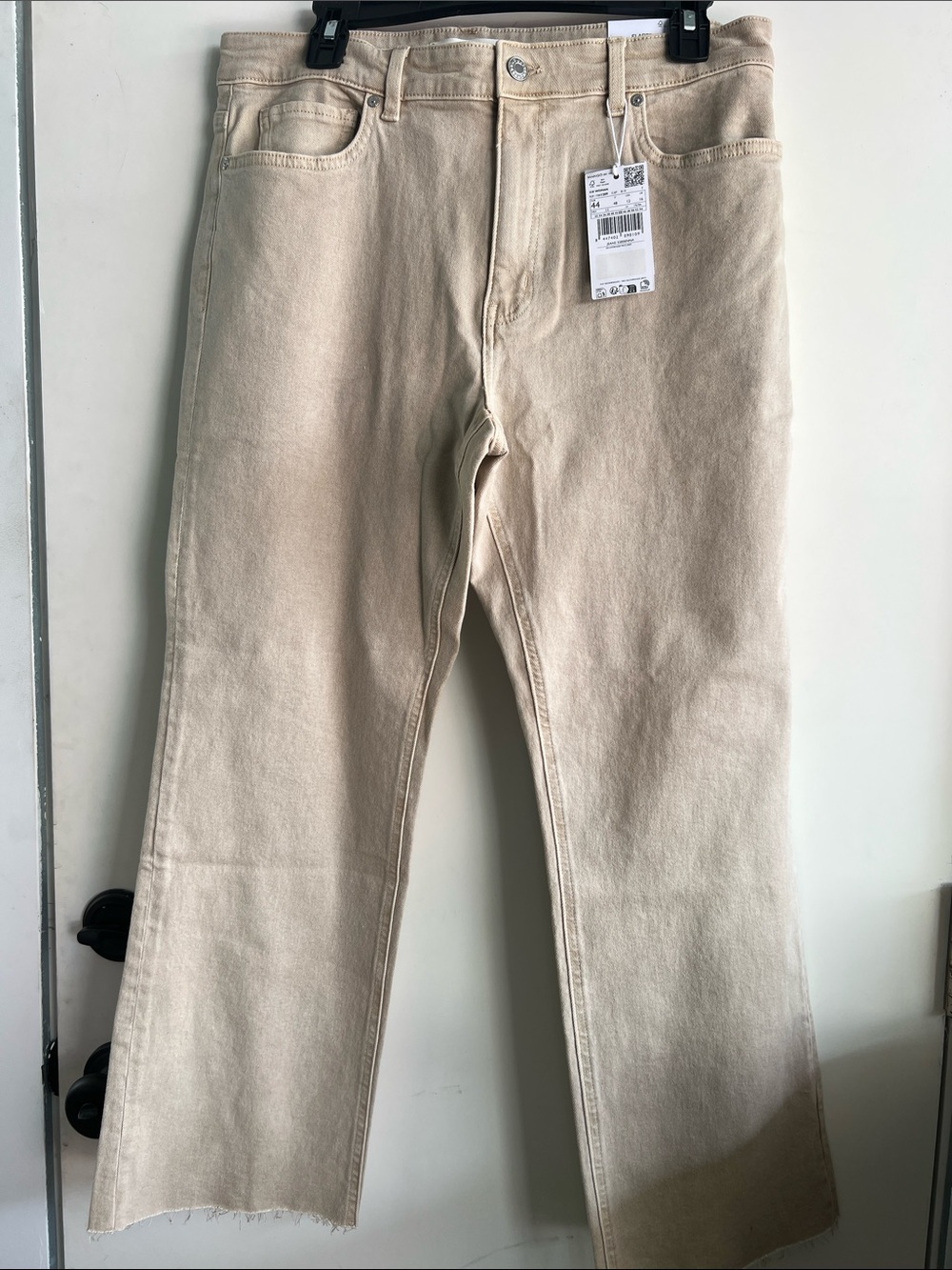 MNG Sienna Beige Flared-Leg Jeans 12